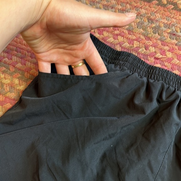 STELLE BLACK BASIC RUNNING ATHLETIC SHORTS - Picture 2 of 5